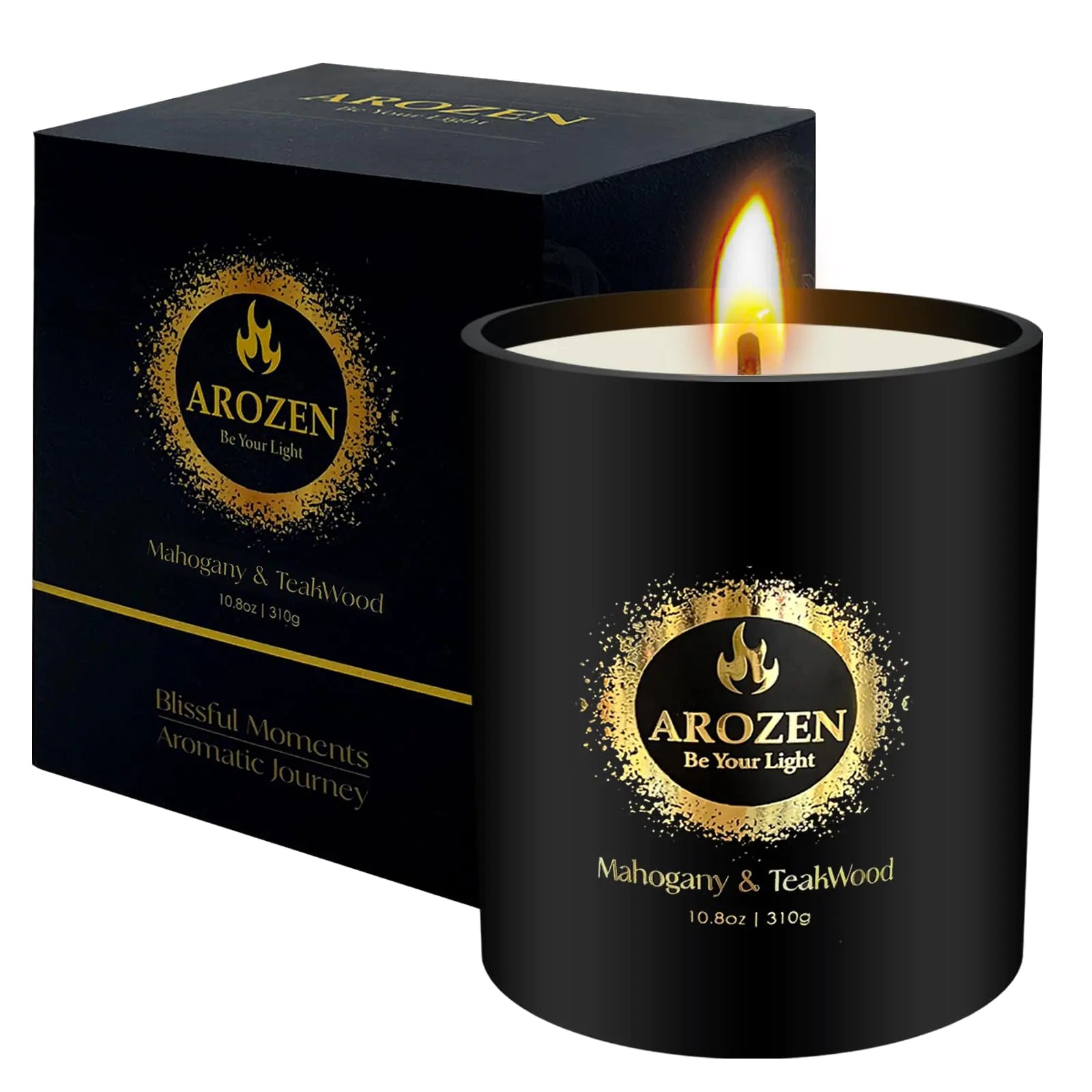 Mahogany Teakwood Candle Scented Candles Gifts