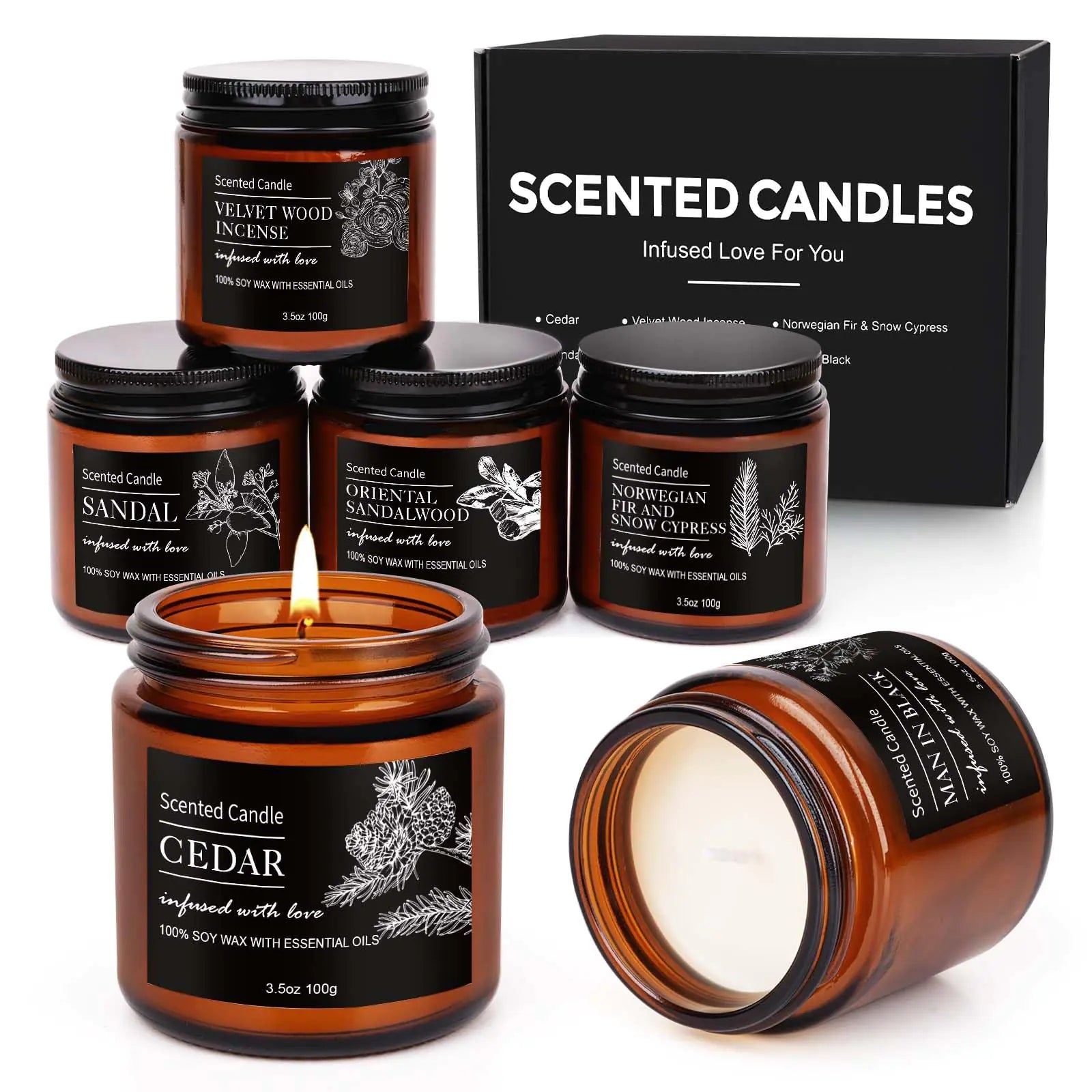 Candles for Men Women - Scented Candles Gifts