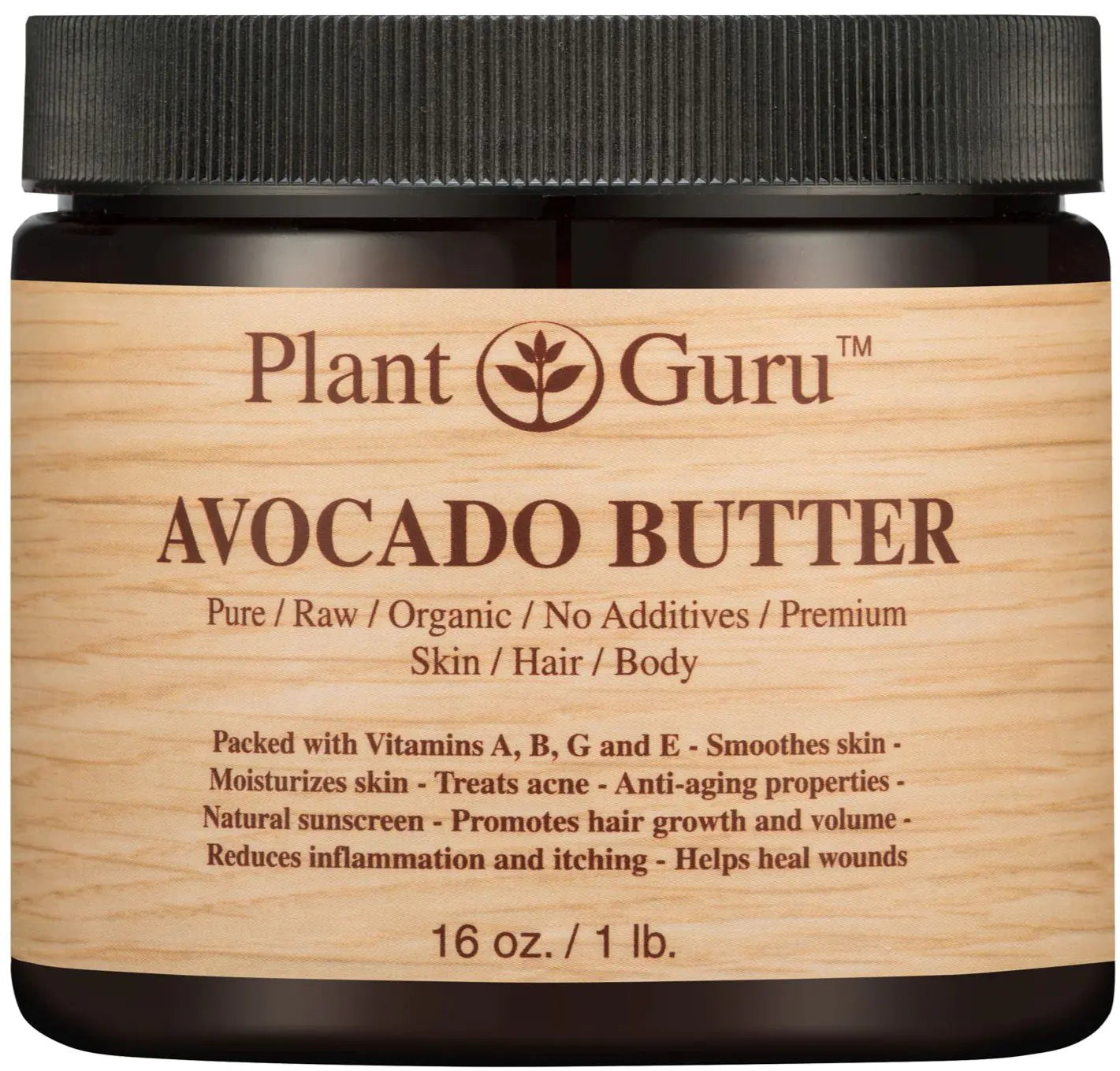 Avocado Body Butter 16 oz. 100% Pure Raw Fresh Natural Cold Pressed